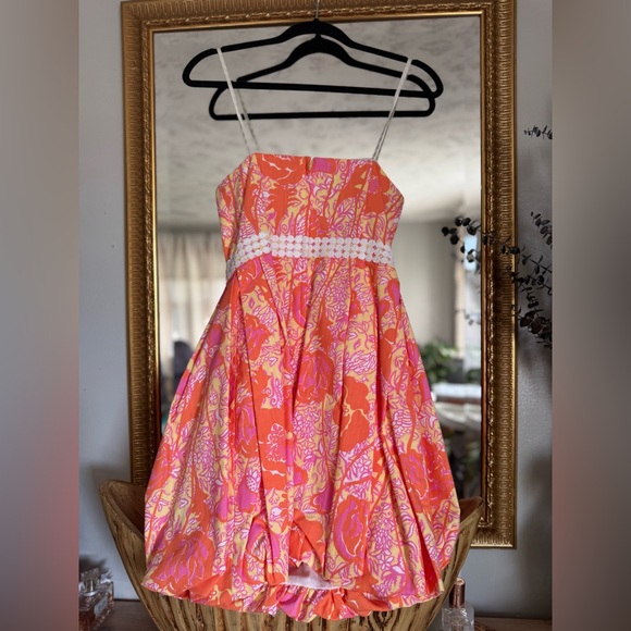 NWT VTG Lilly Pulitzer Pink Strapless Sundress for Cocktail - Picture 5 of 5